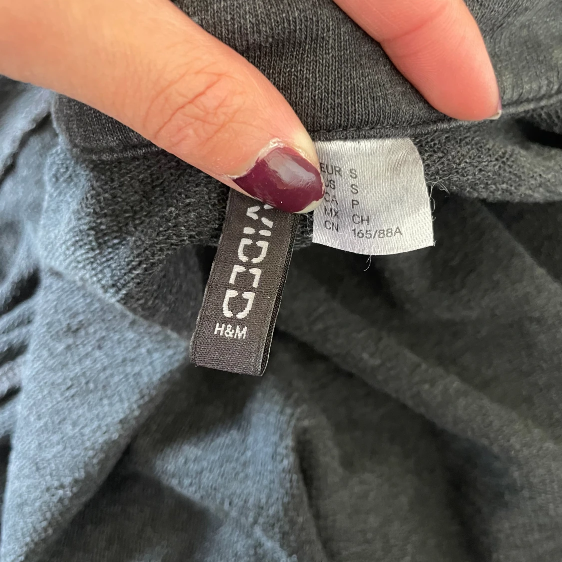 Grå kort topp - H&M - 91