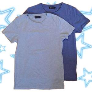 2 T-shirts i ljusgrön och blå färg! Använd köp nu!☆