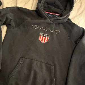 Gant hoodie - Gant hoodie i använt skick , ett hål (se bild) storlek 170