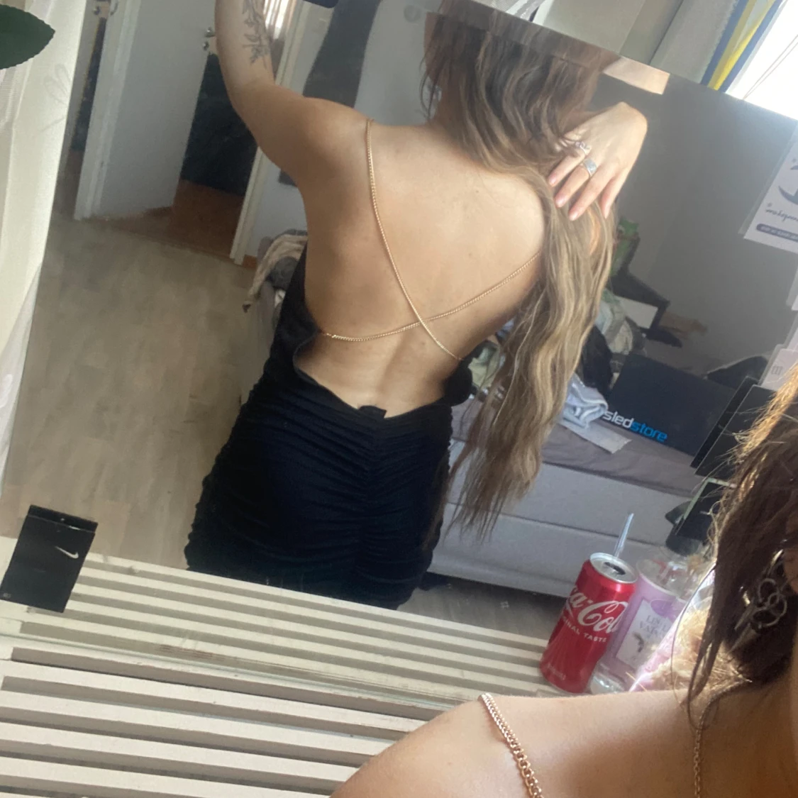 Festlig svartklänning - 90