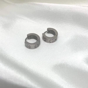 Silver örhängen  - Material: rostfritt stål samt silverpläterad