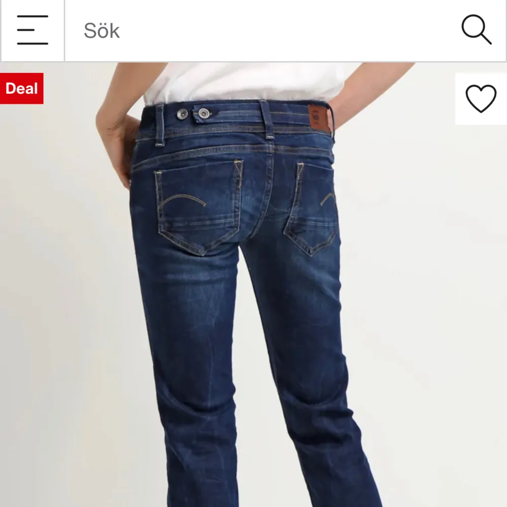 Skit snygga g-star jeans som tyvärr inte passa! . Jeans & Byxor.