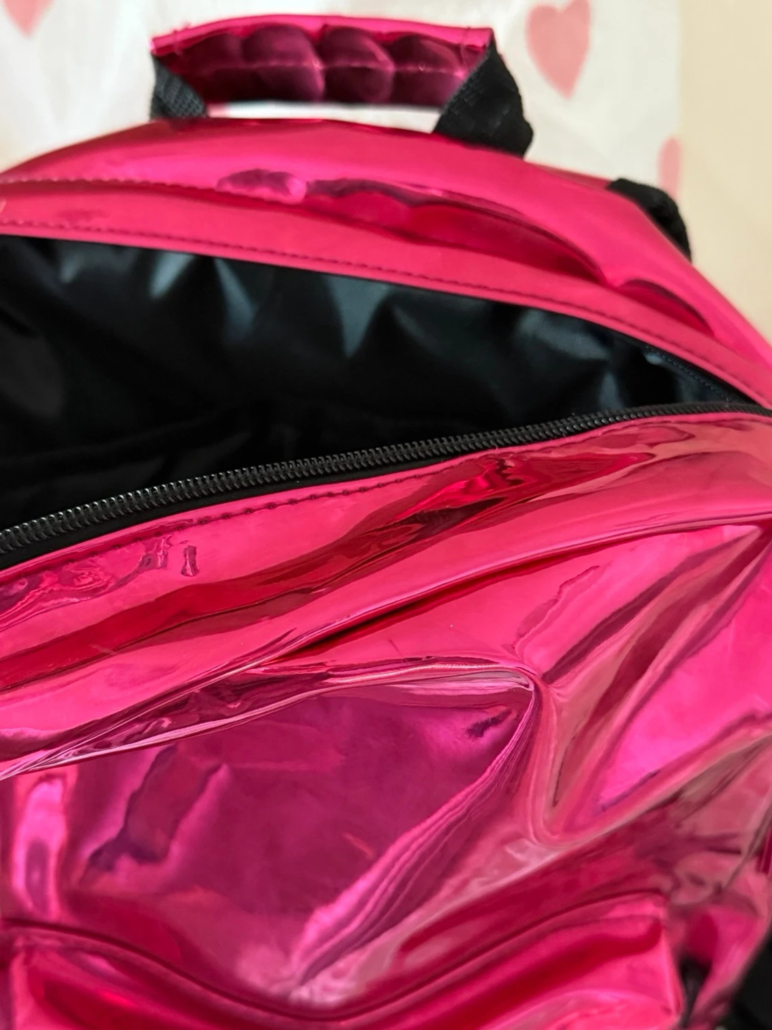 Metallic rosa ryggsäck - 2