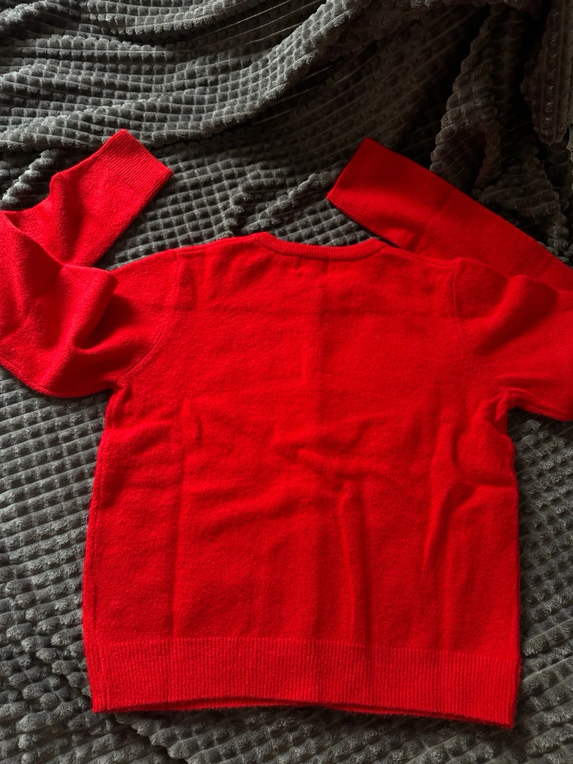 Röd kofta med knappar H&M - 3