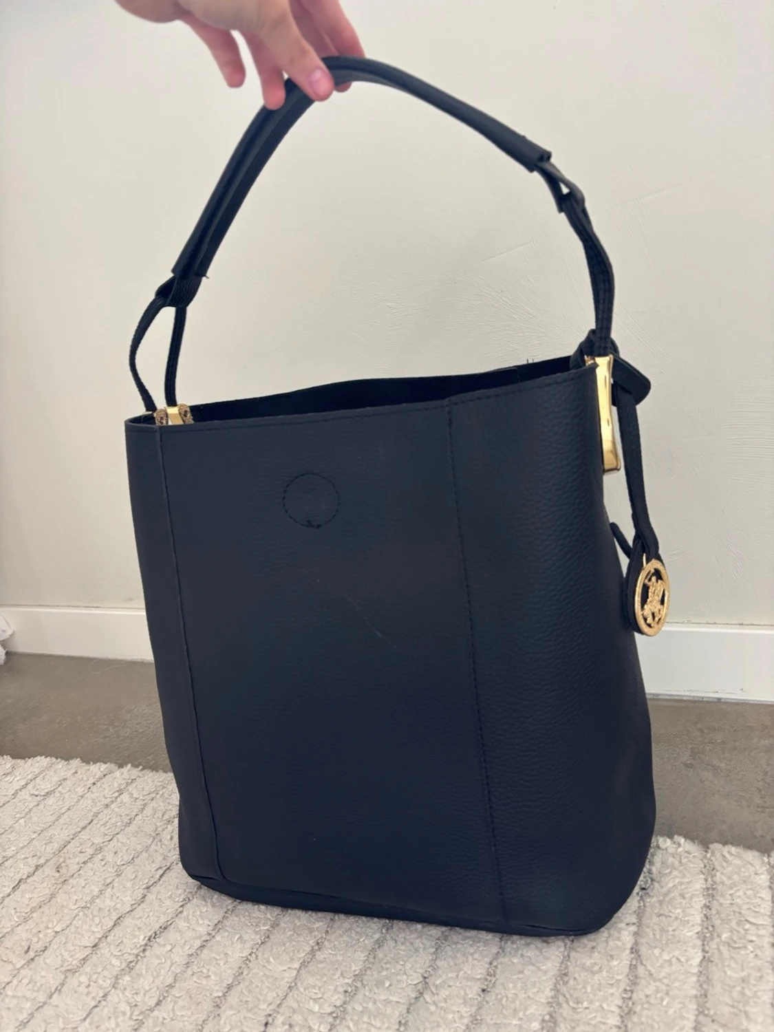 Svart Beverly Hills Polo Club bucket bag - 2