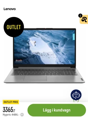 Lenovo bärbar dator 15 tum silver - Skriv för att få fler bilder, den är väldigt sparsamt använd!