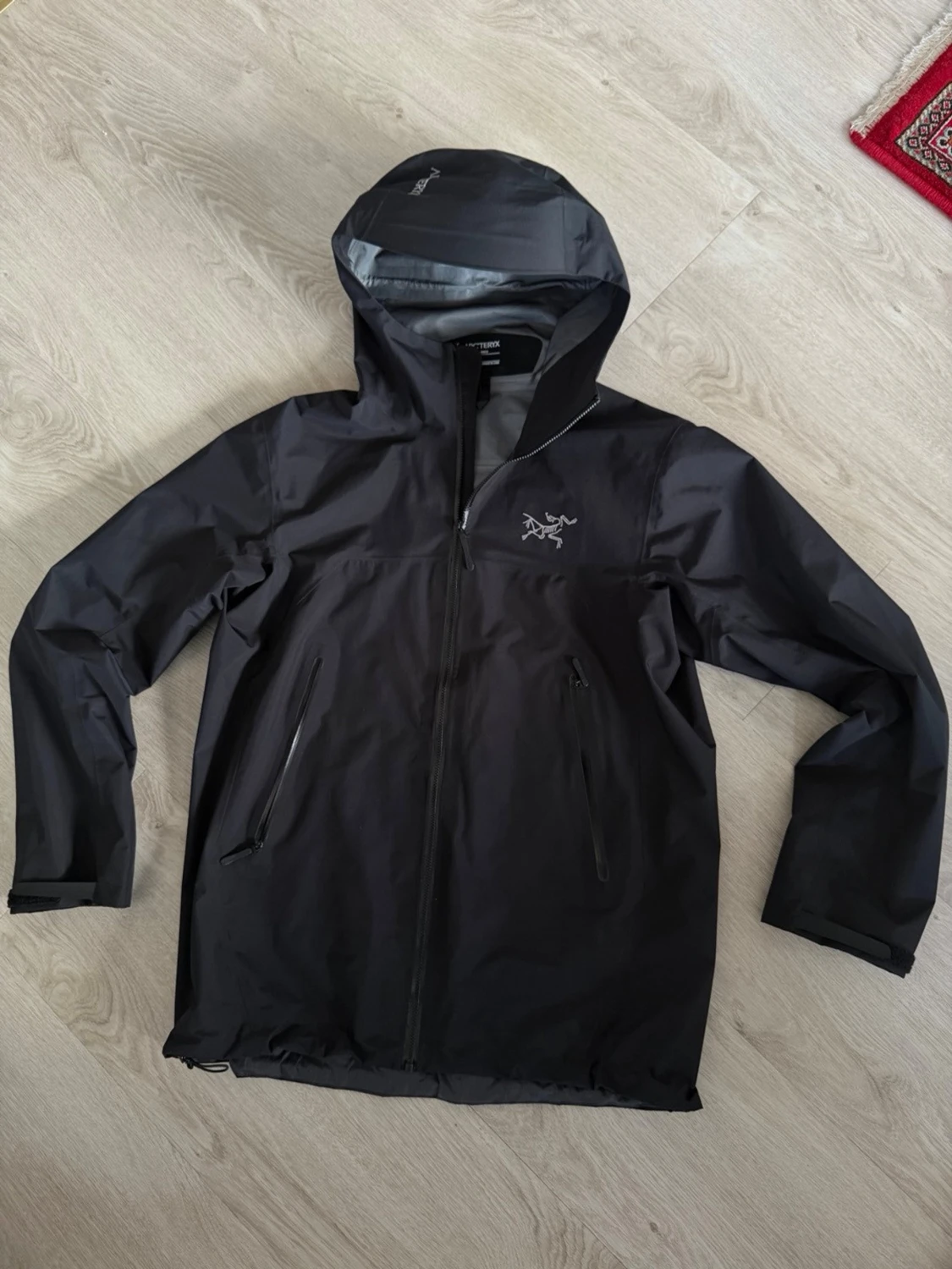 Black Arc'teryx windbreaker
