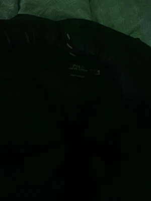 Svart dunjacka från Polo Ralph Lauren - Snygg svart dunjacka från Polo Ralph Lauren med klassisk puffer-design. Jackan har hög krage och är fylld med dun för extra värme under kalla vinterdagar. Perfekt för dig som vill ha både stil och funktion i vinterkylan.