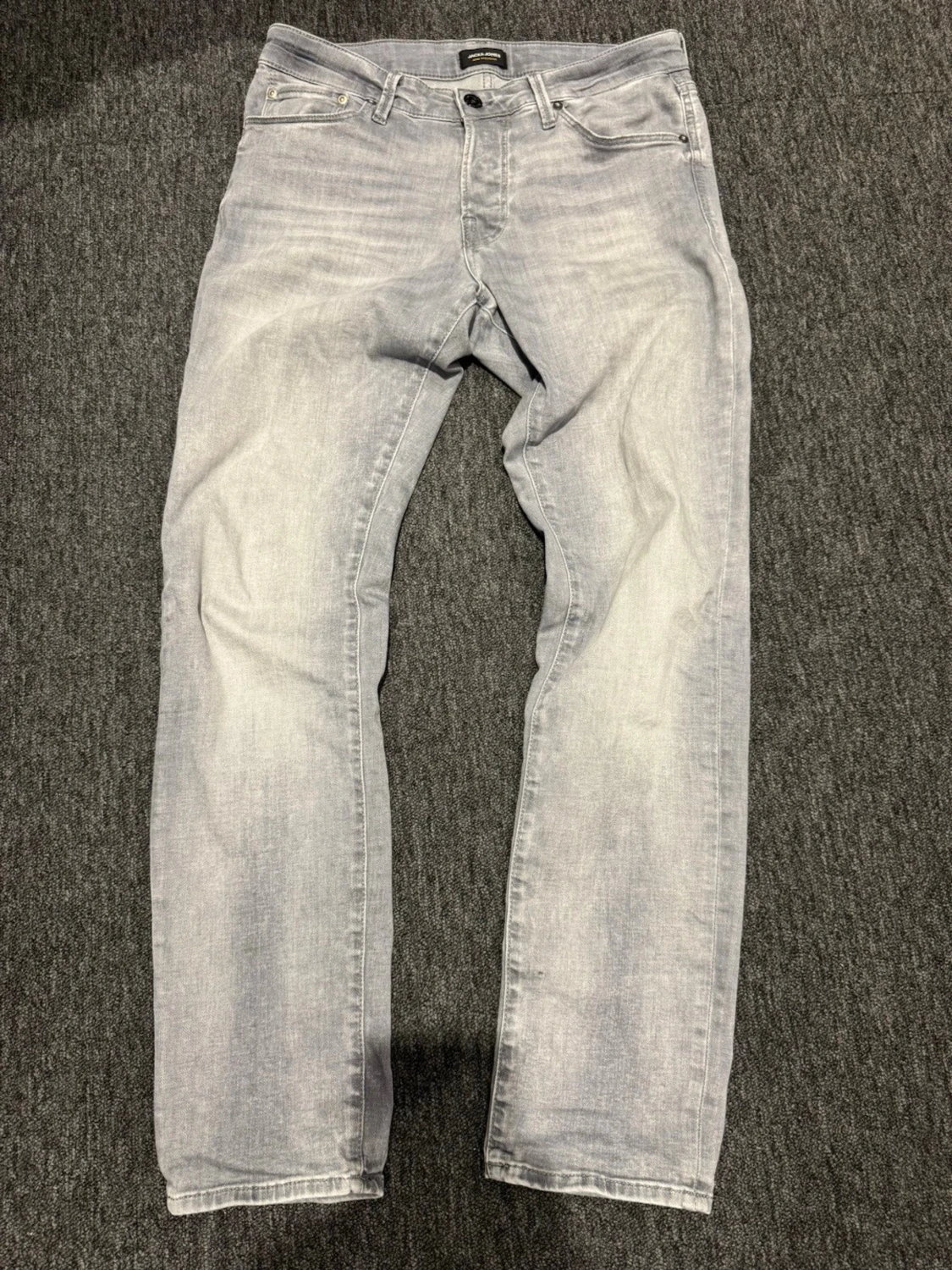 Ljusblå raka jeans från Jack & Jones 