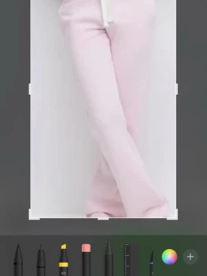 Ljusrosa mjukisbyxor med dragsko - Söker efter dom här byxorna 