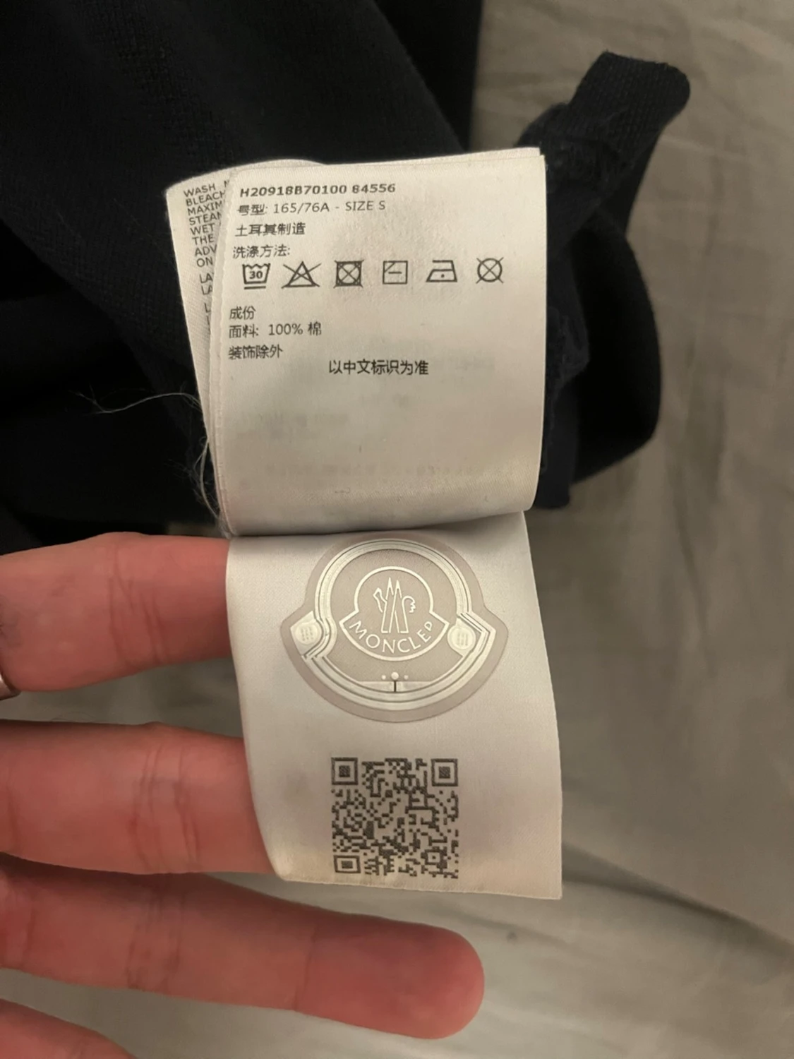 Svart  Moncler pikétröja - 2