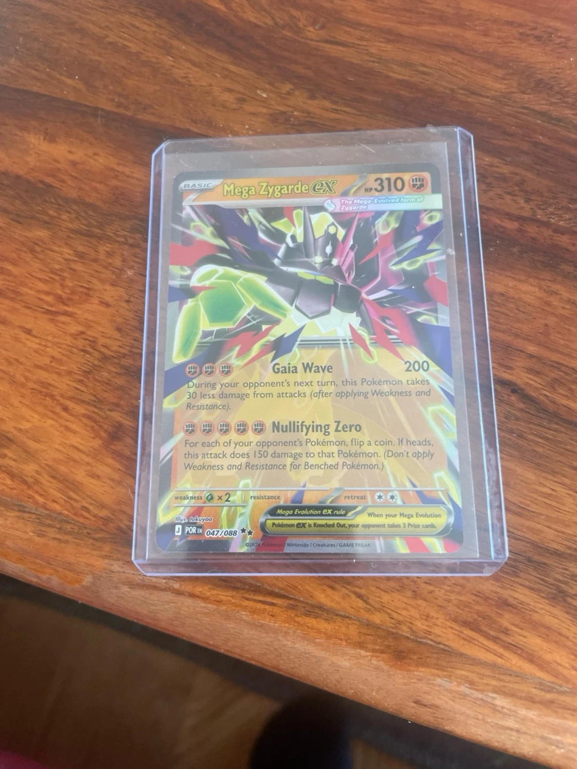 Mega Zygarde EX Pokémonkort - 1