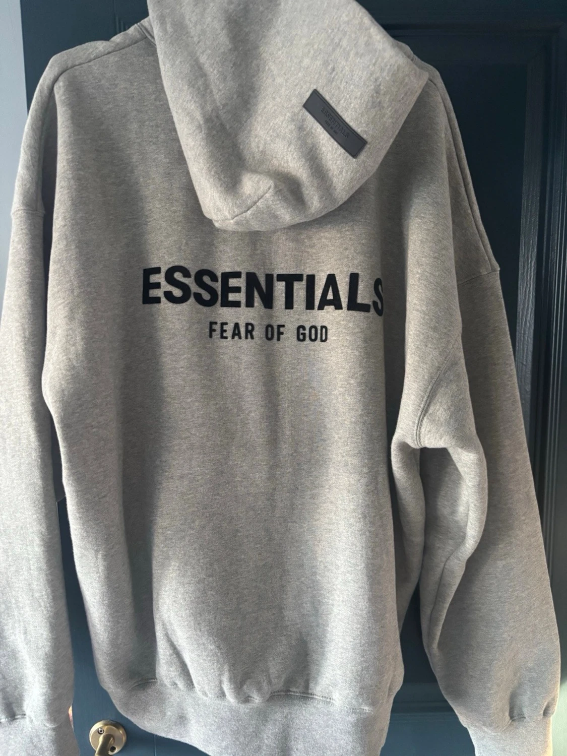 Grå Essentials Fear of God hoodie - 1