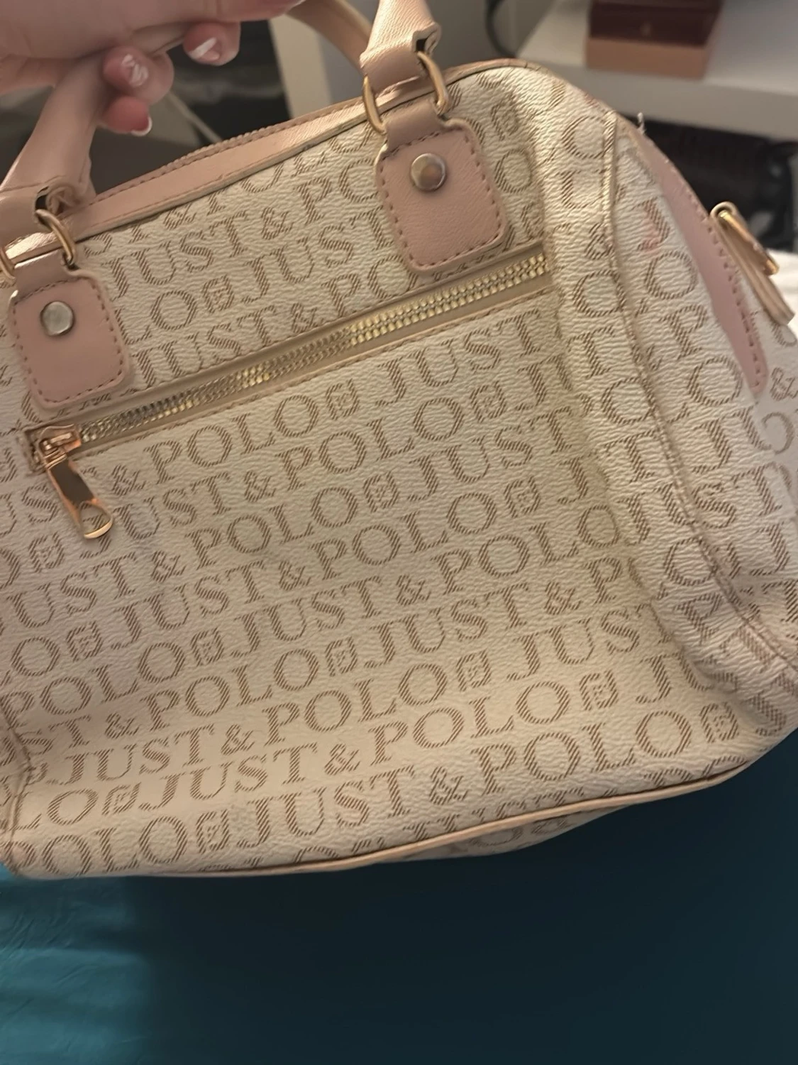 Beige handväska från Just Polo - 1