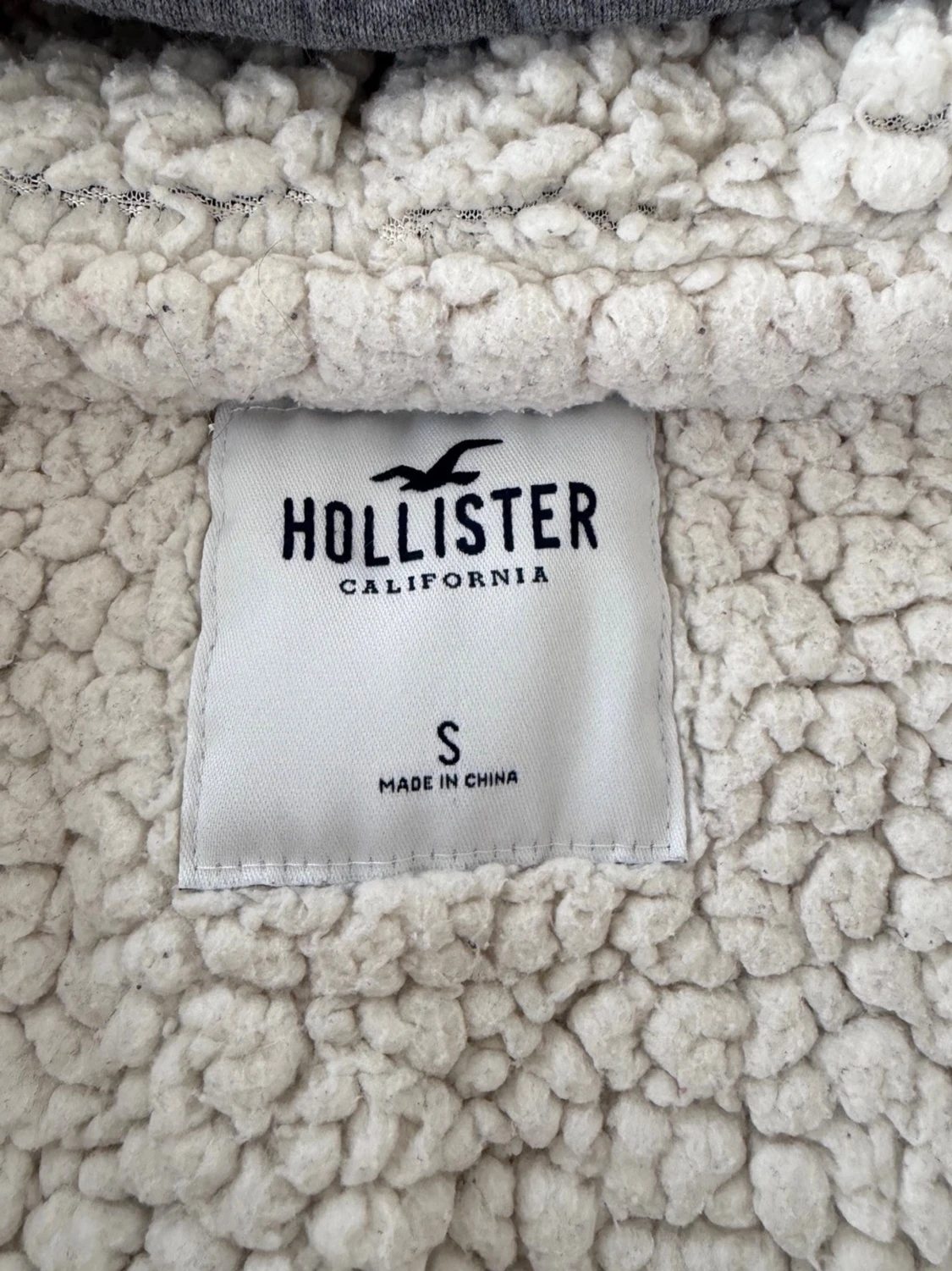 Hollister zip med foder  - 5