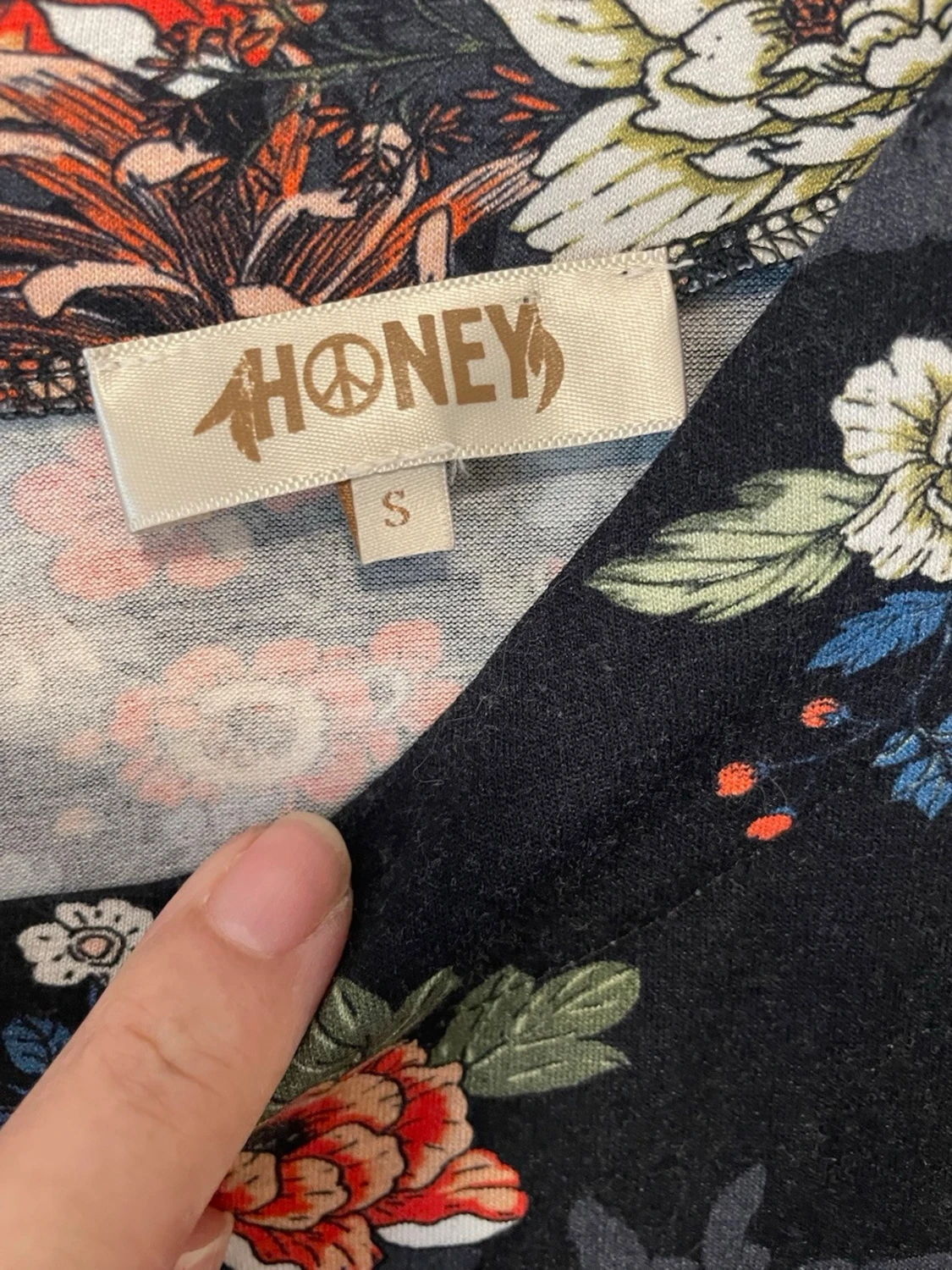 Blommig  klänning från Honey - 1