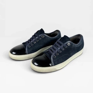 Lanvins Dbb1 Captoe Navy | 41 - Lanvin Dbb1 Captoe sneakers | Grymt skick! | Storlek 6, passar 41 | Endast skor ingår | #7