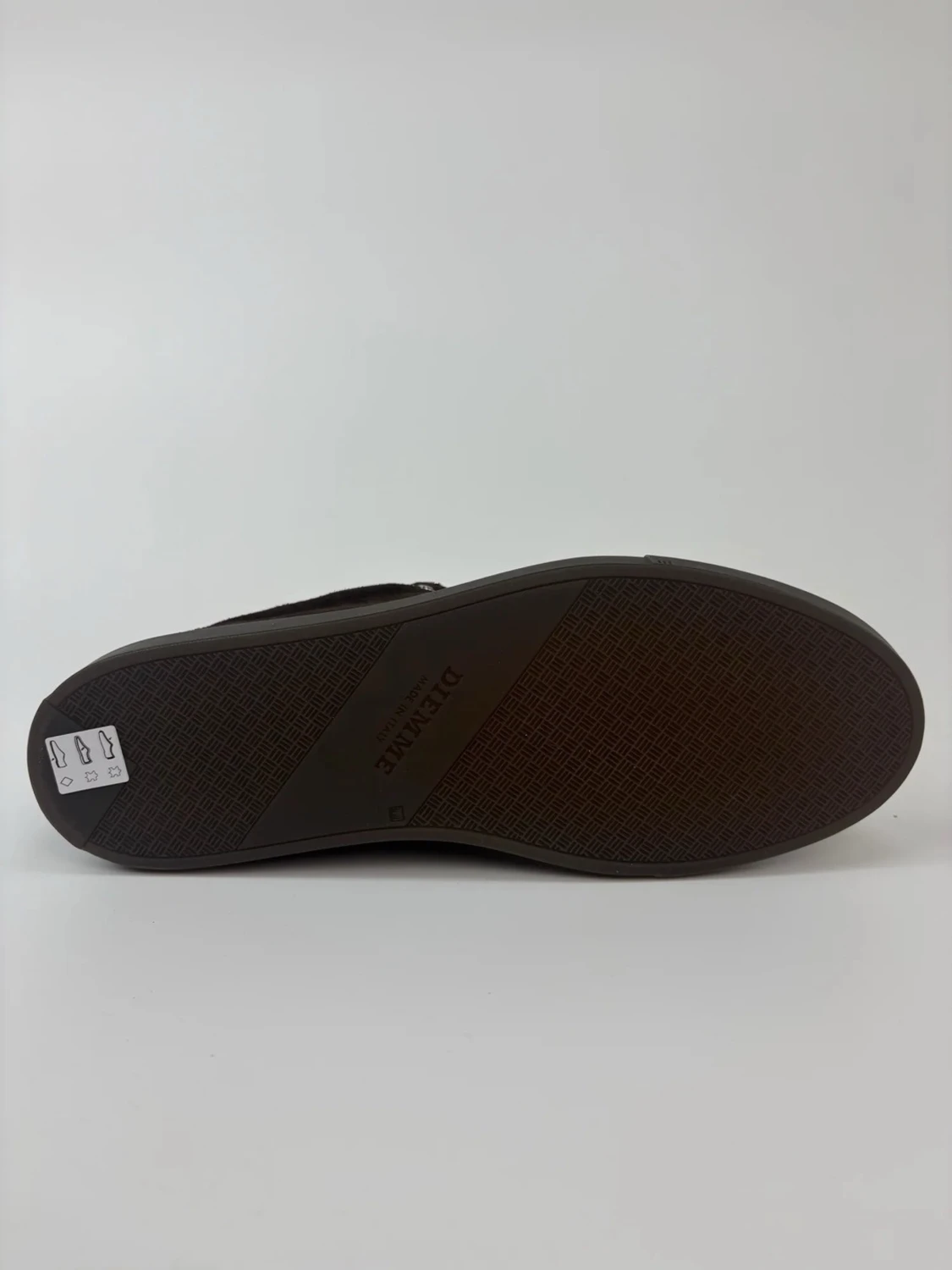 Mörkbruna Diemme mockasneakers med metallhakar - 2