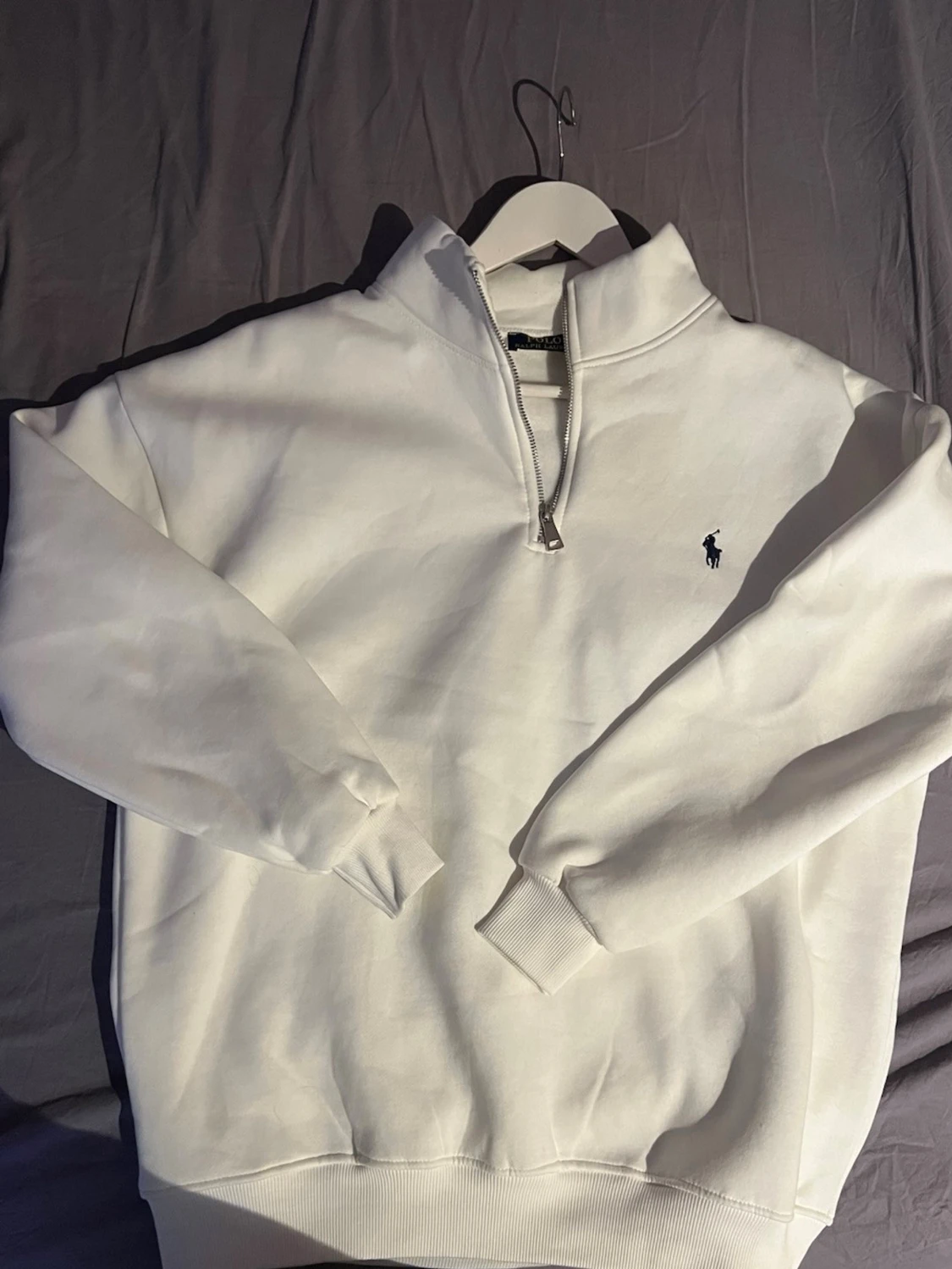 Vit quarter zip från Polo Ralph Lauren (Fri Frakt) - 2