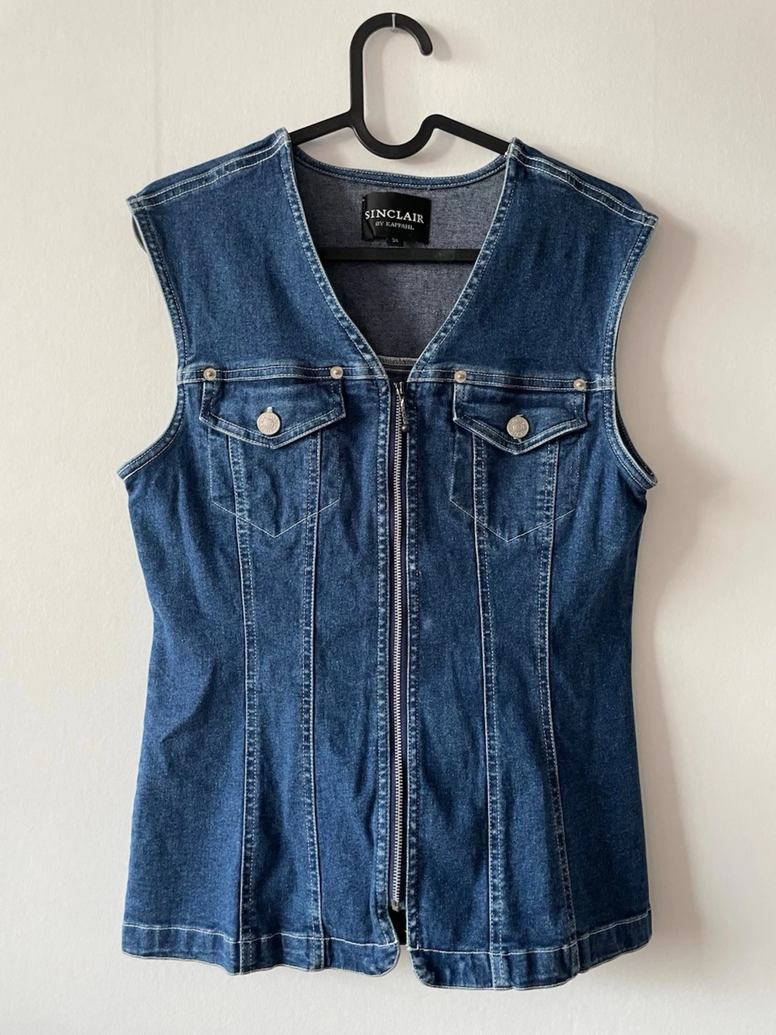 Blå jeansväst från Sinclair