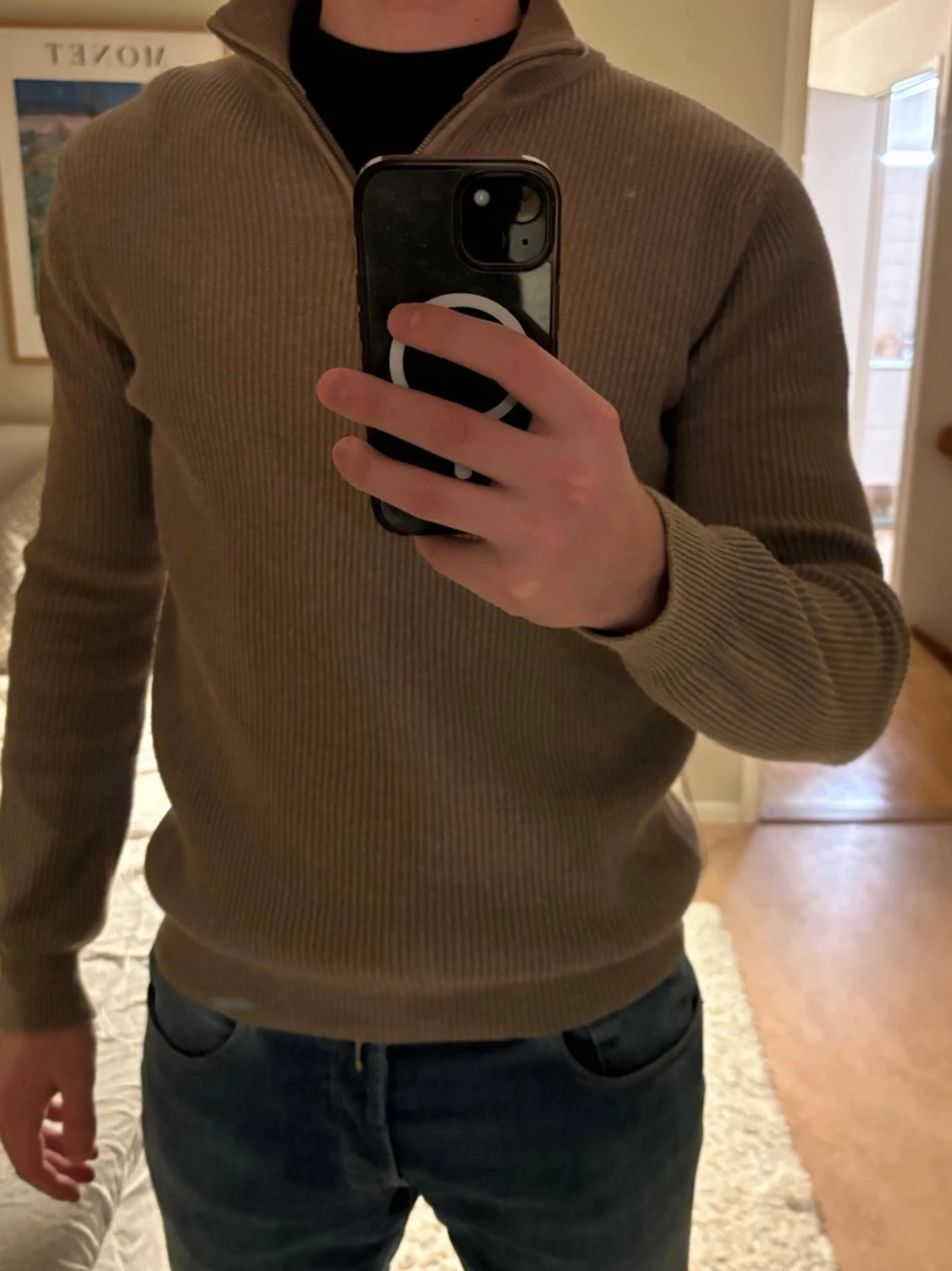 John Henric half zip