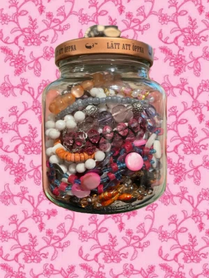 Jewelry jar - Blandade smycken