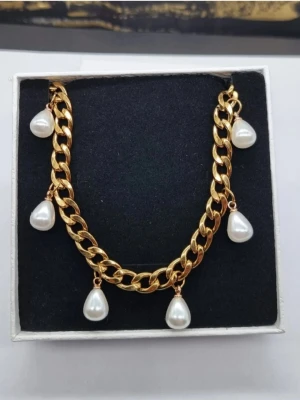 Handgjort halsband  - Material-rostfritt stål.  Kedjetjocklek-7mm . #6