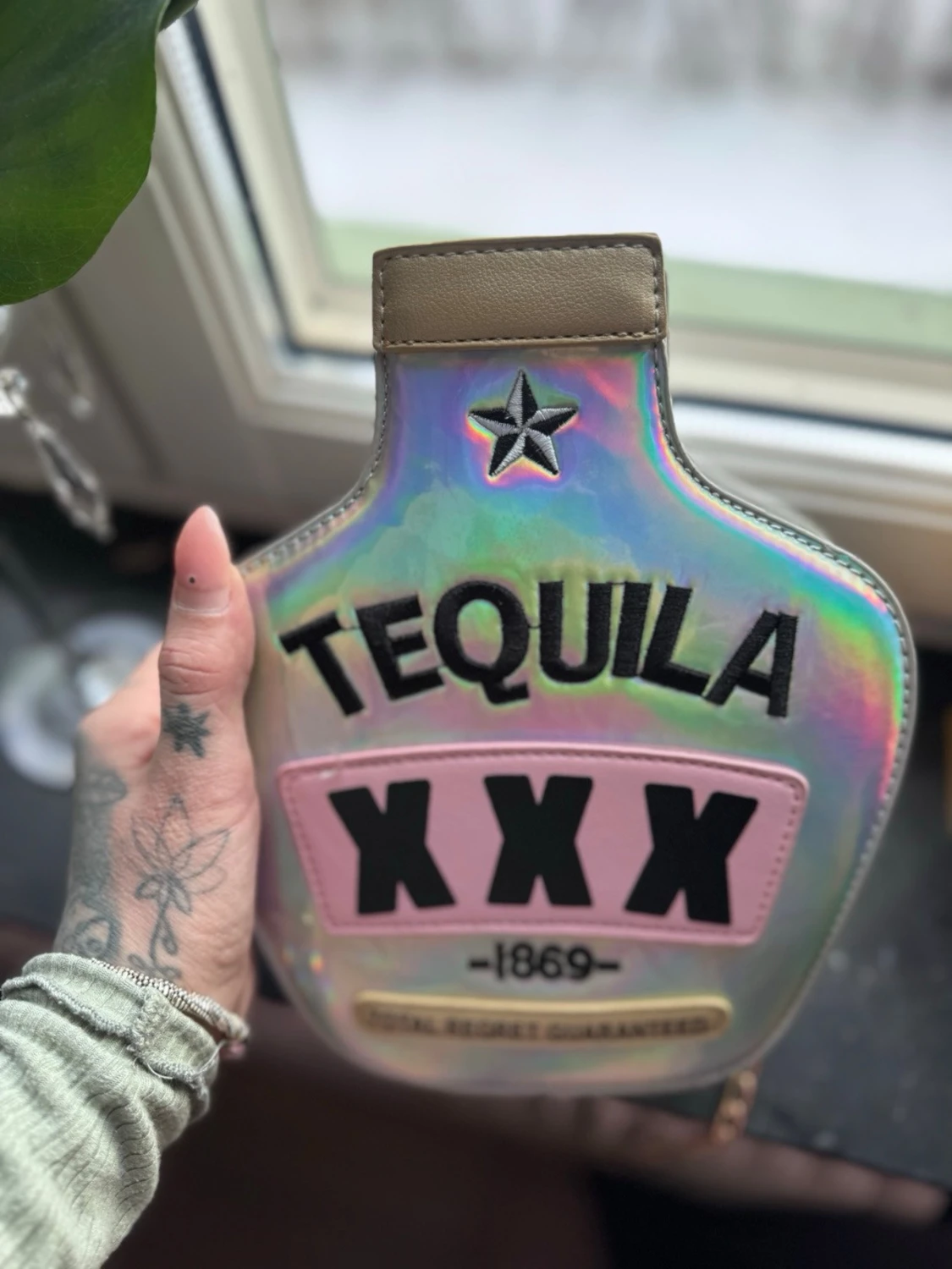 Holografisk väska tequila-flaska - 2