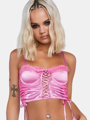 Ny! Sugar Thrillz Waiting For You Ruched Bustier Set - Ny med lapp och plomberad! Slutsåld bustier + trosor från Sugar Thrillz. Jättefin som festtopp också. Säljes eftersom jag köpt fel storlek. Original pris: 453:-