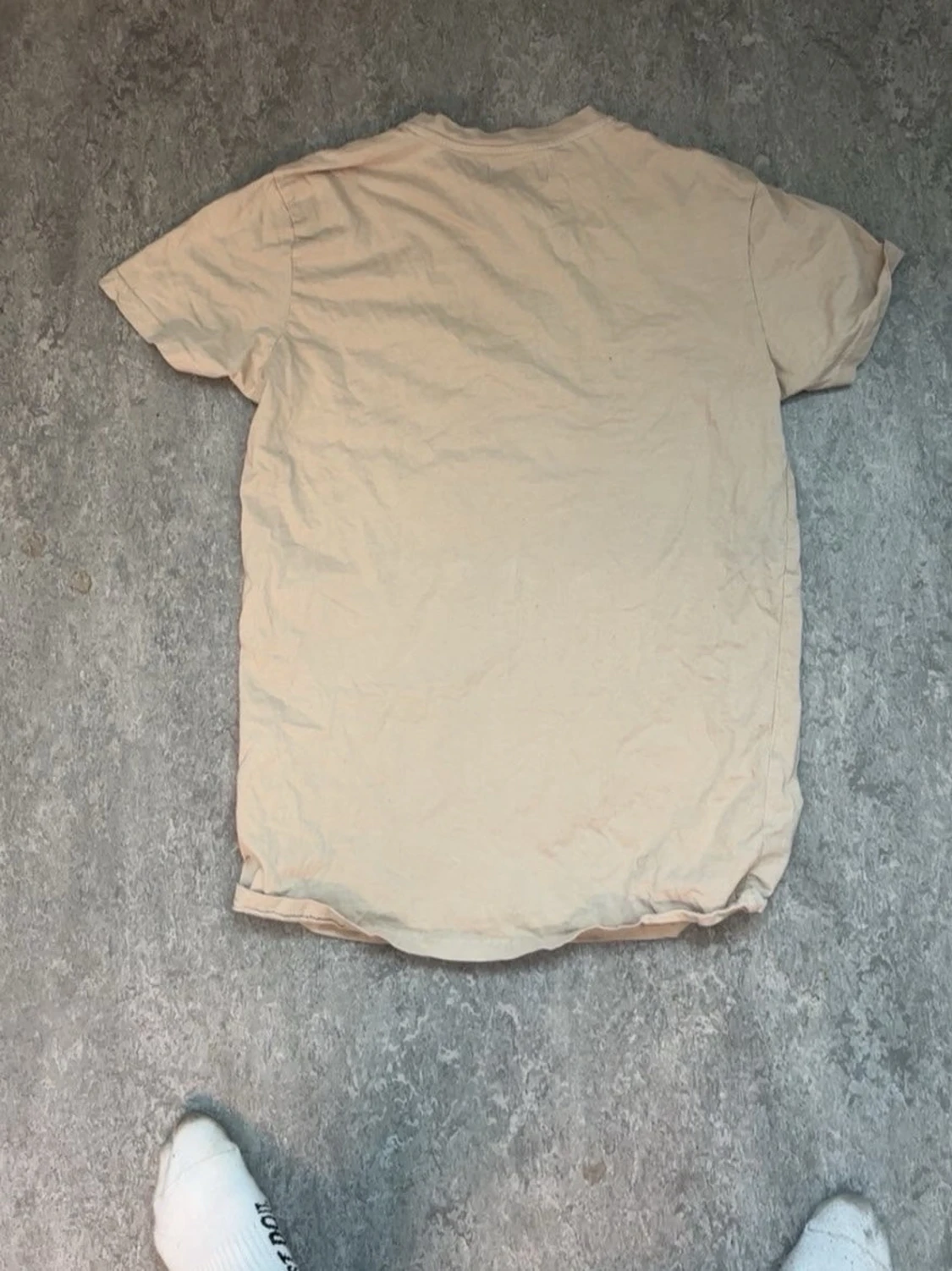 Beige t-shirt från Venson med tryck
