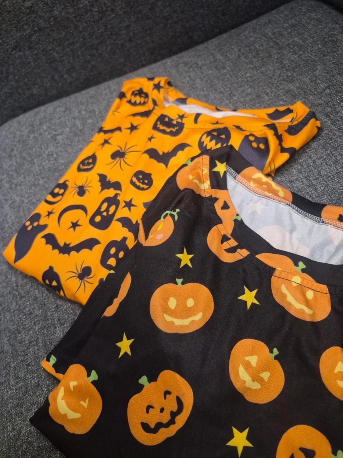 Halloweenklänningar med pumpor & spöken M