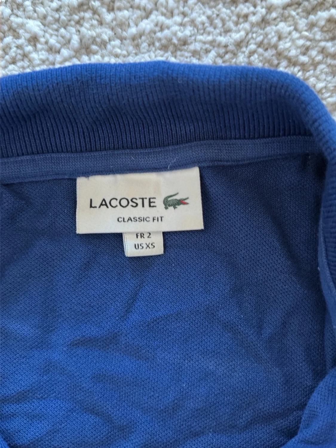Blå pikétopp från Lacoste - 2