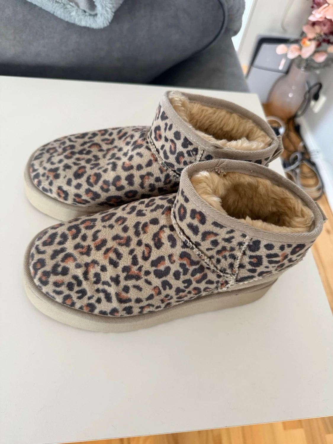 Leopardmönstrade UGG boots