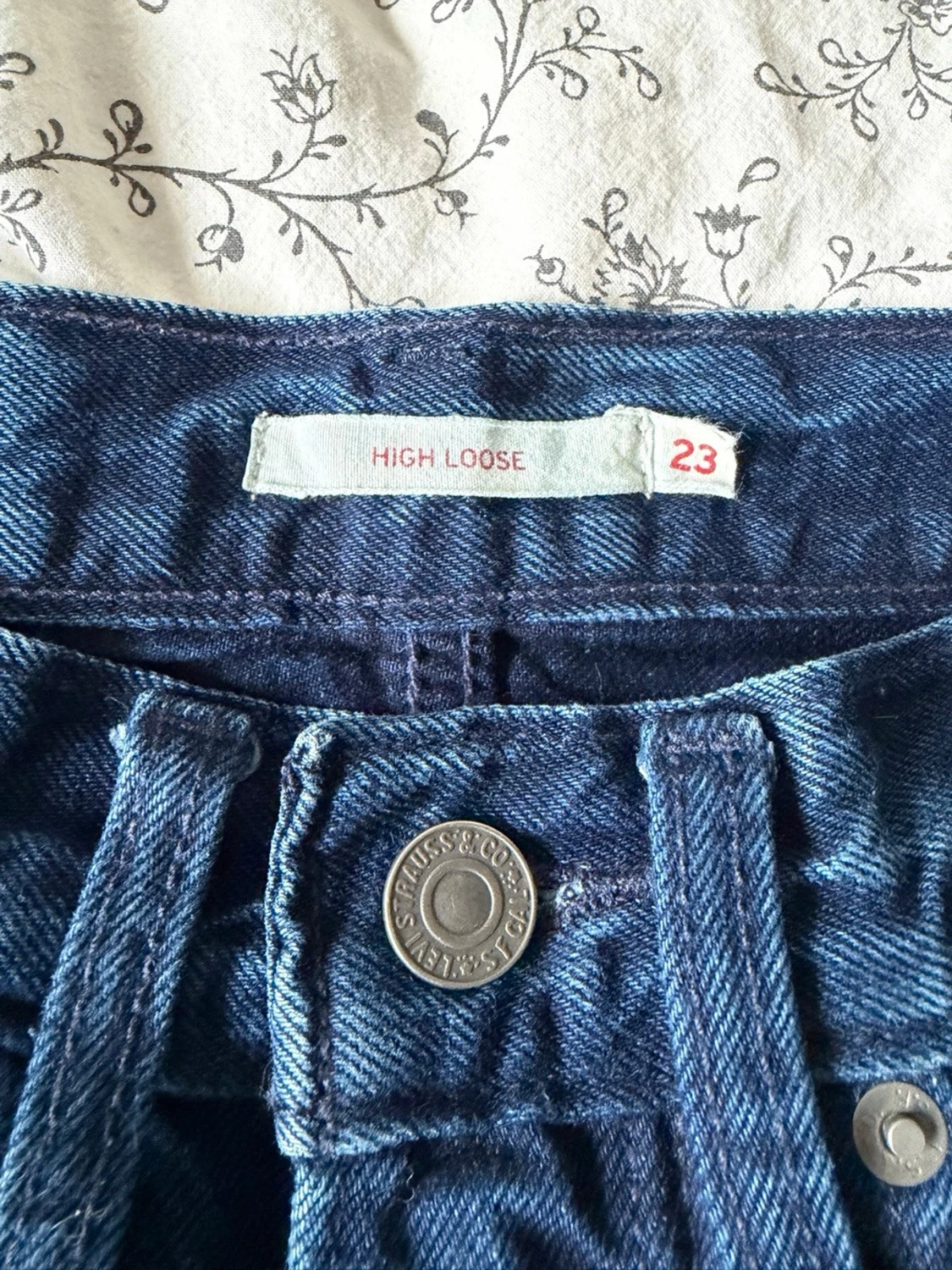 Levi's blå raka jeans - 3