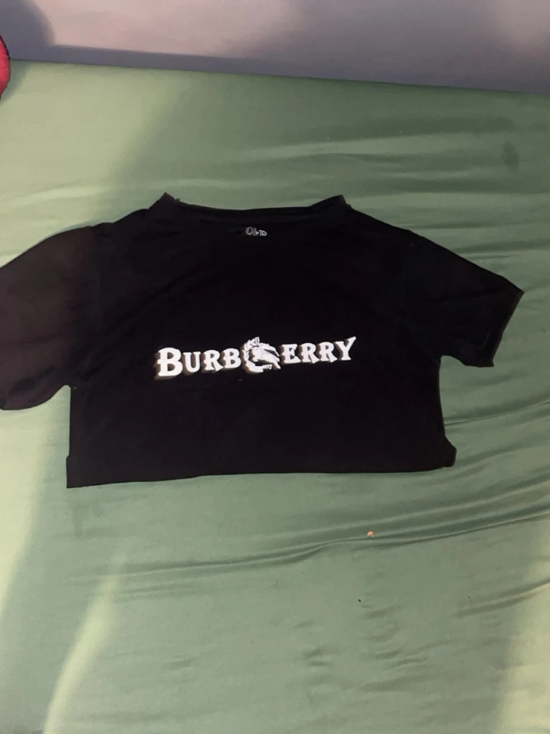 Svart Burberry t-shirt med tryck - 2