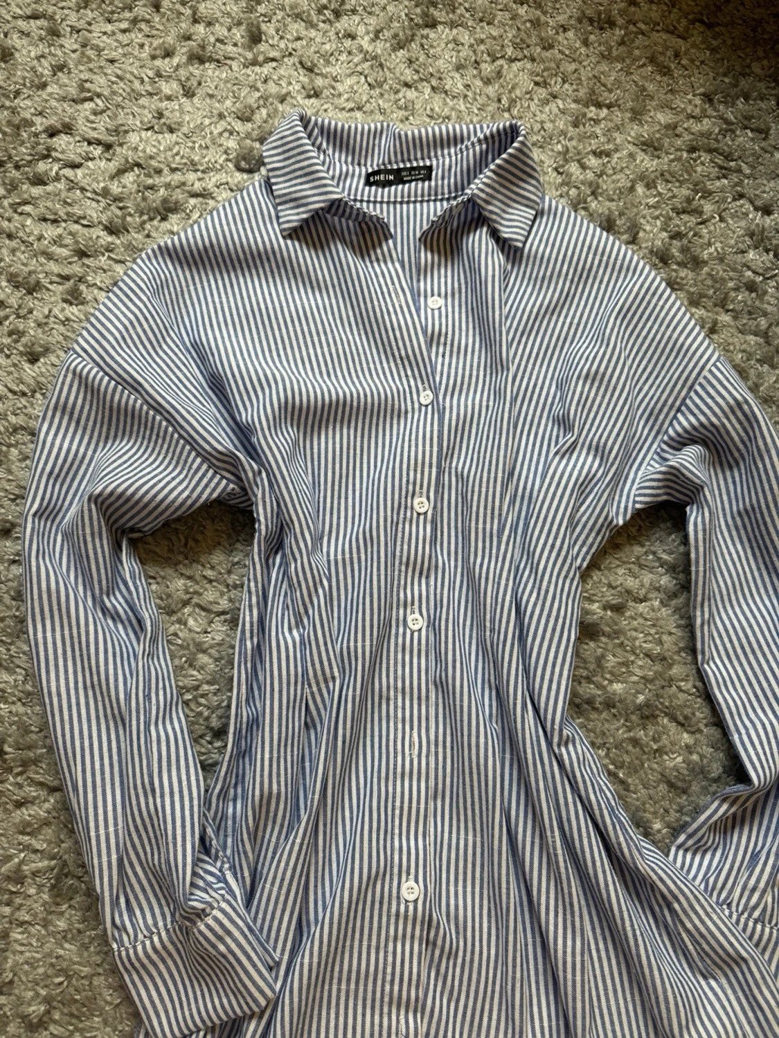 Blårandig skjorta  - 2