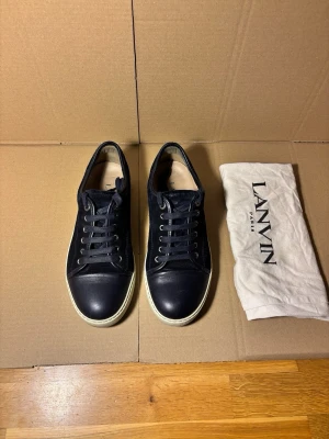 Lanvin Dbb1 Nappa Cap Toe Sneaker 40 - Fint skick, nypris ~5000kr, 100% äkta, Storlek: (UK6/EU40 Lanvin)