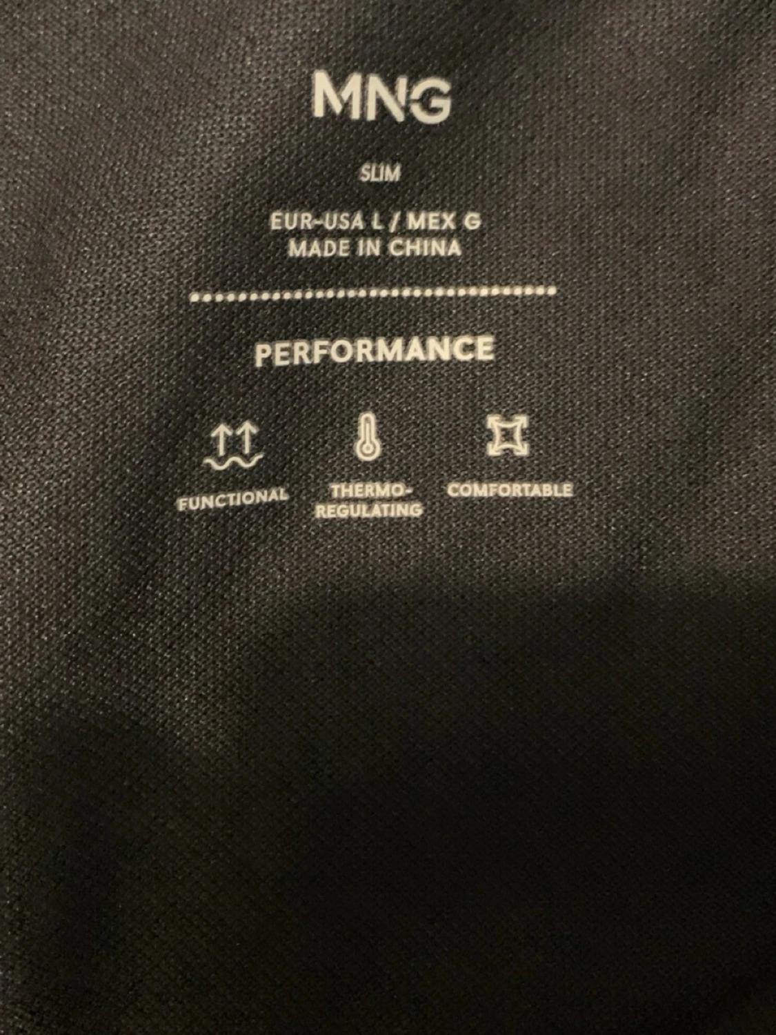 L. Mango pikétröja med vit kant - 5