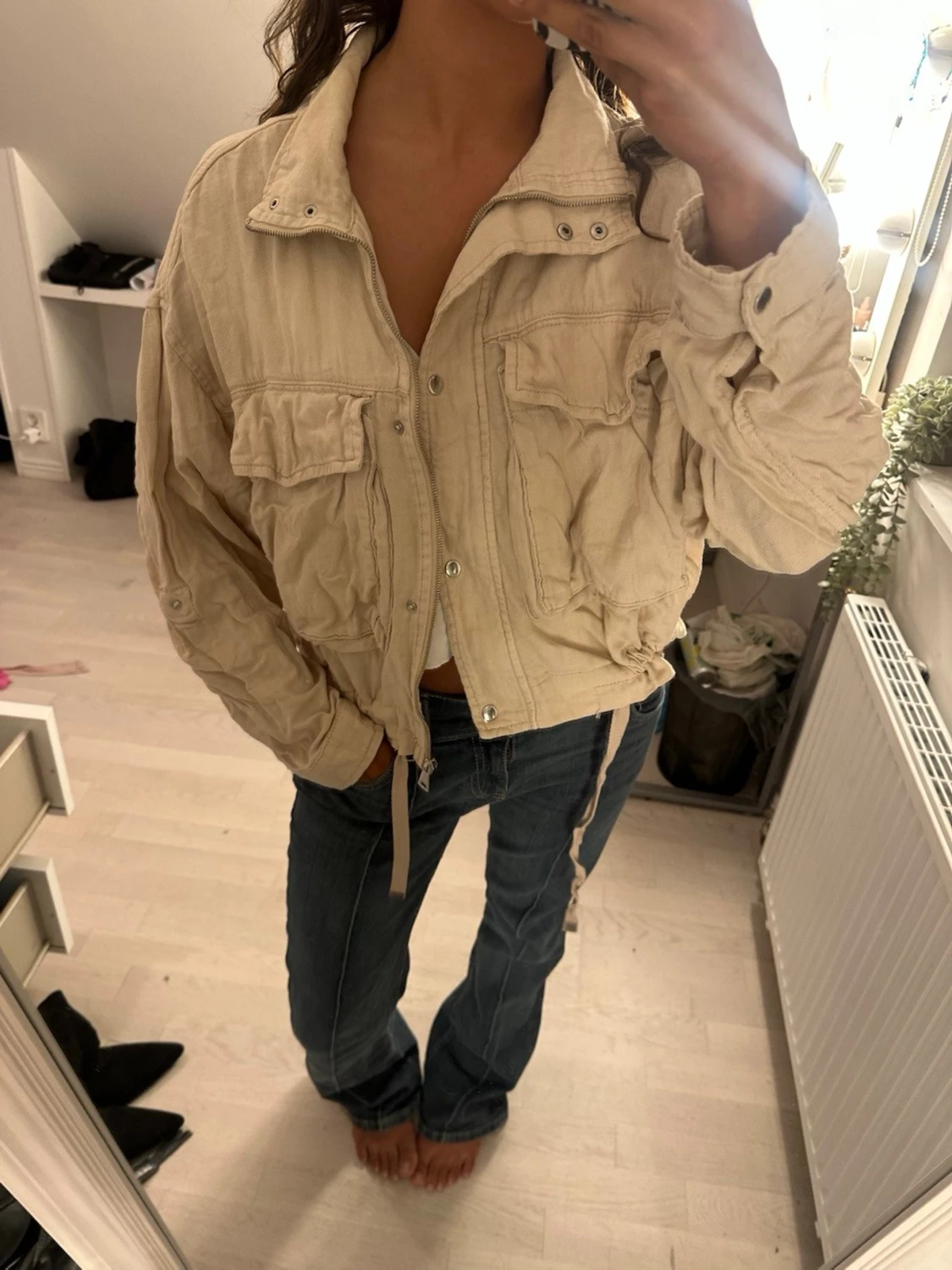Beige vår jacka  - 4