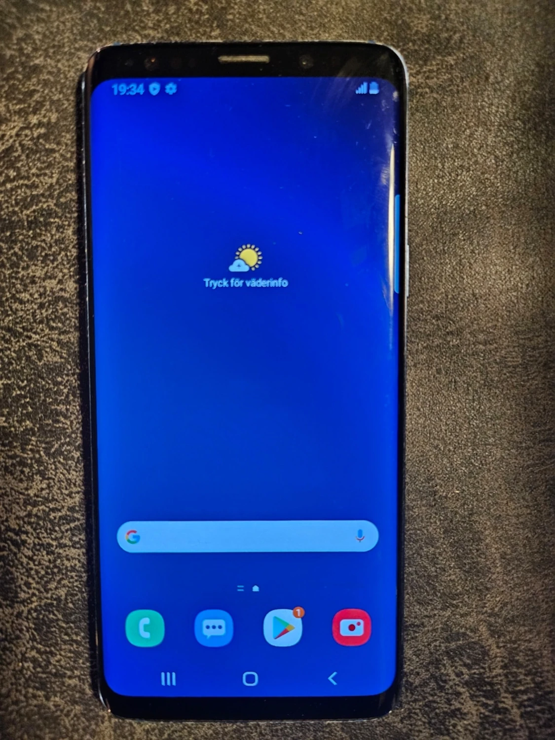 Samsung Galaxy svart Android-telefon - 1