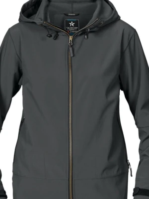 Mattsvart vindjacka med huva - Tvålagers softshell utan membran vilket gör den tunn och smidig, bra färgbeständighet och en följsam passform. Två sidofickor med blixtlås. Höga muddar, helt oanvänd! Säljer pga. felstorlek