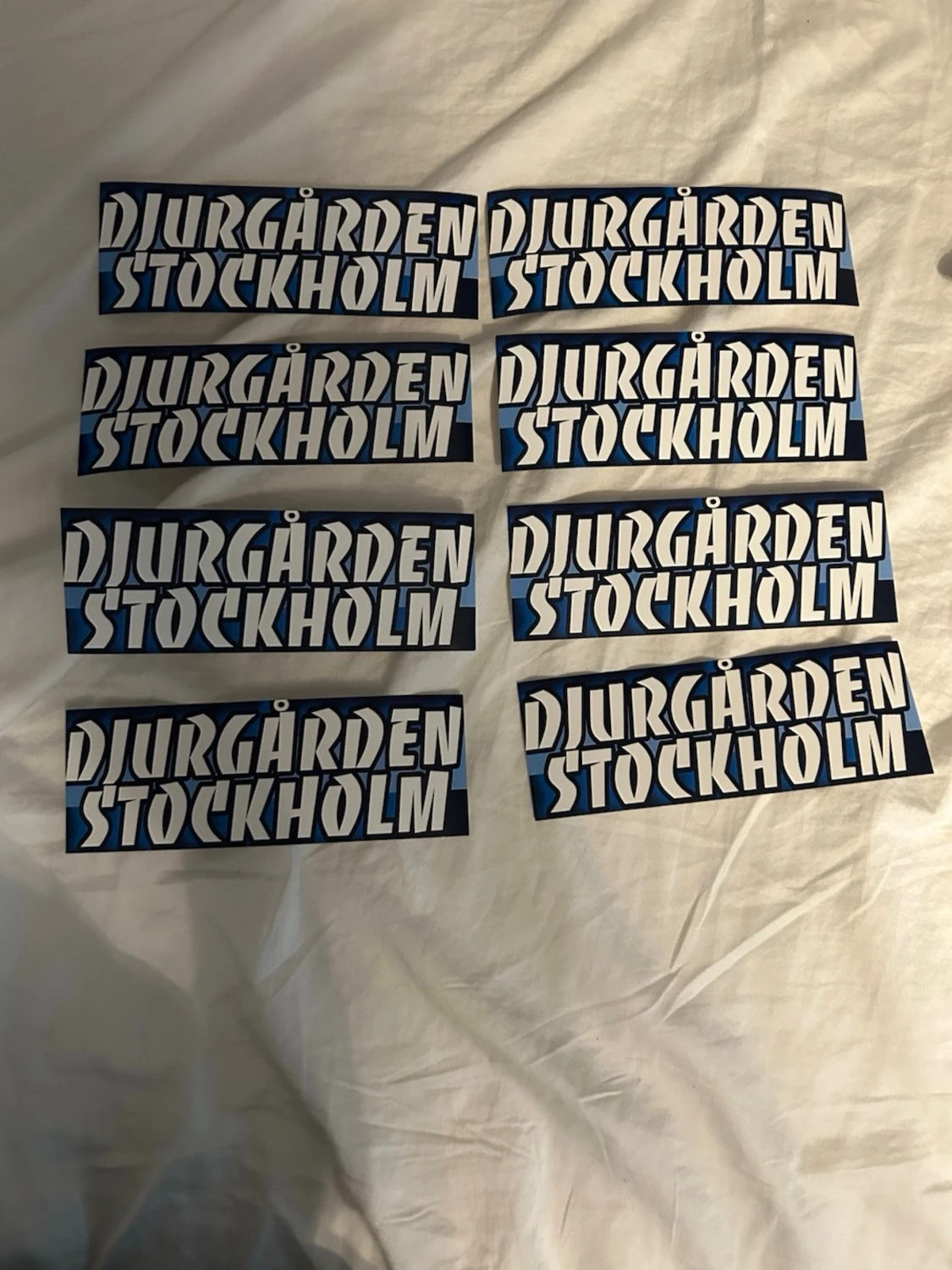 Djurgården Stockholm klistermärken