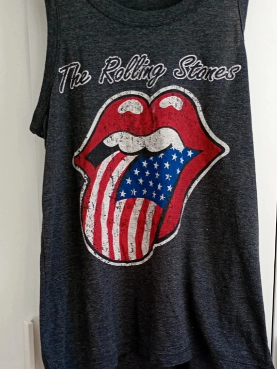 Rolling Stones grå linnetopp - 1