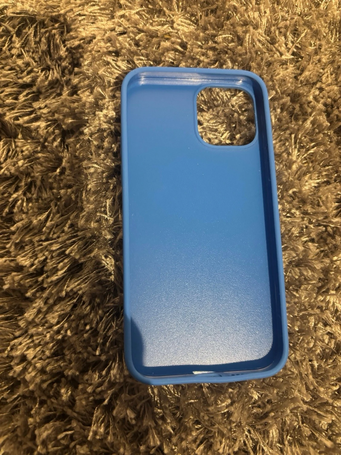 Blått mobilskal i silikon iPhone 12 - 1