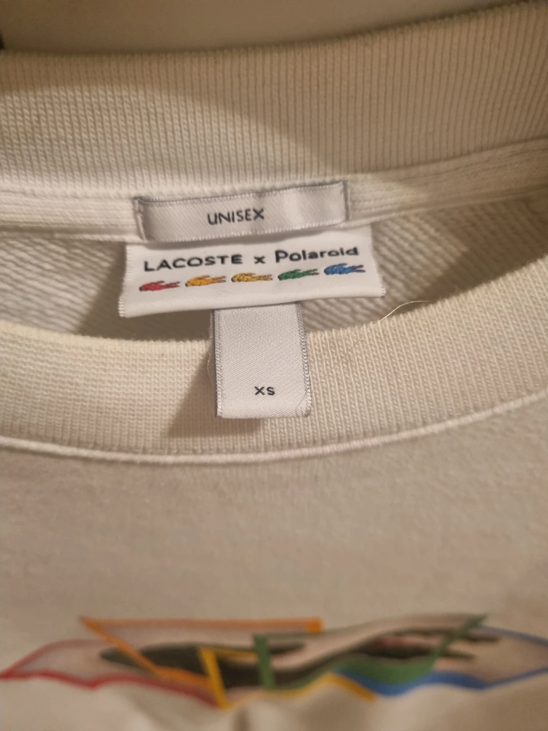 Vit sweatshirt från Lacoste - 2