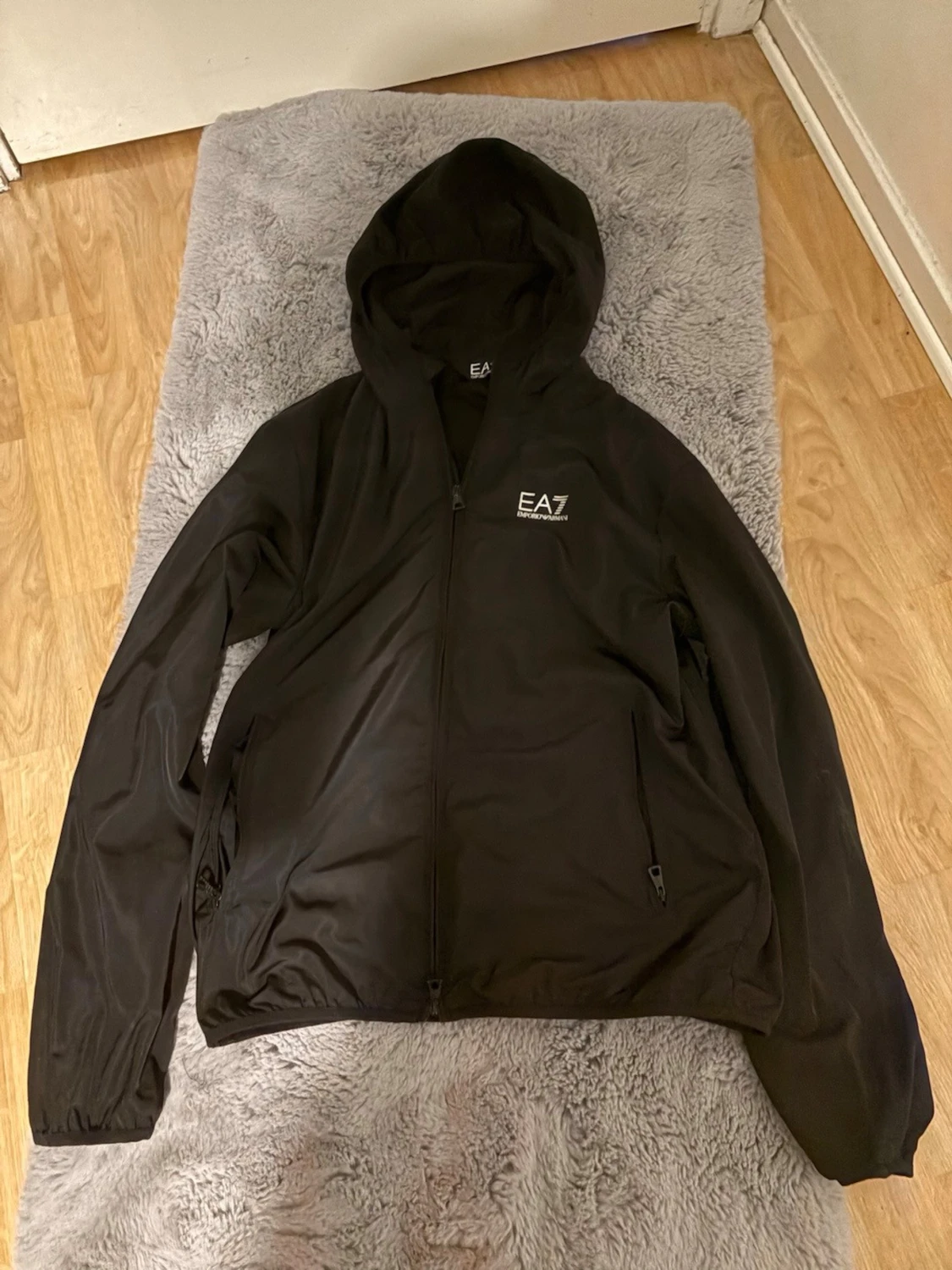 Svart EA7 Emporio Armani vindjacka