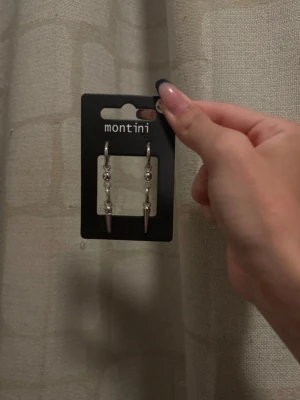 Silvriga örhängen - Helt nya örhängen skulle ge bort dom för använder inte silver men säljer istället 