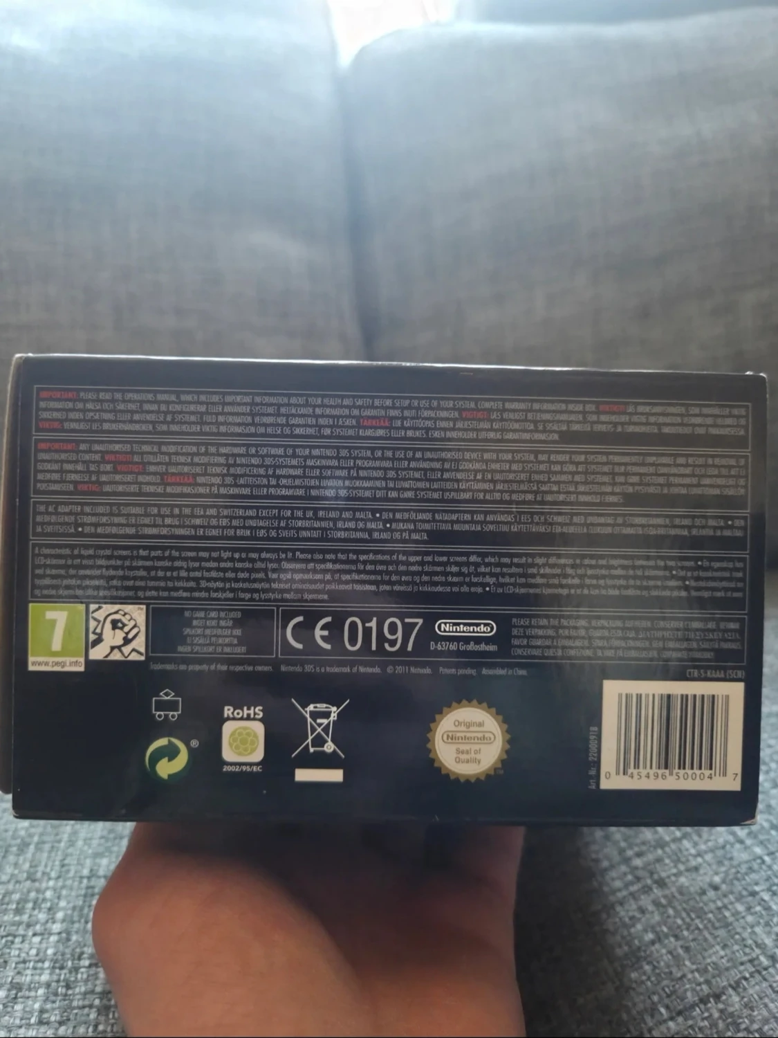 Nintendo 3DS Cosmos Black konsol - 6