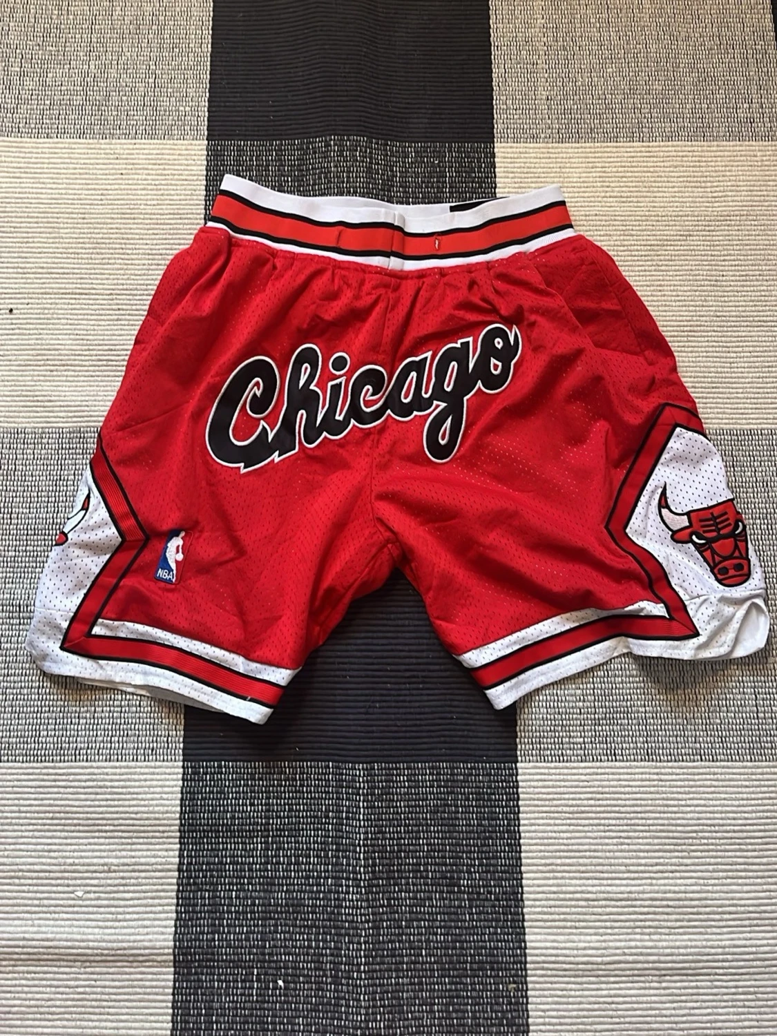 Chicago Bulls basketshorts röd