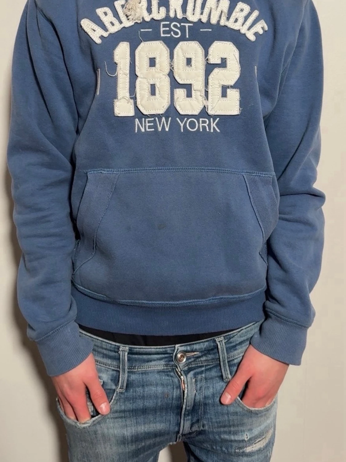 Fet blå hoodie! - 1